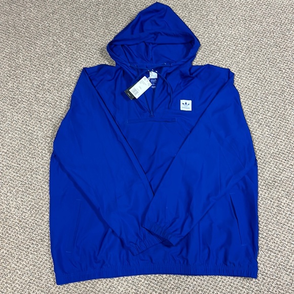 Adidas wind breaker anorak pullover jacket - Picture 1 of 2